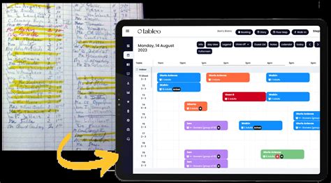 Restaurant diary and management software .